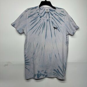 Victoria’s Secret Small Tie-Dye Blue Shirt Women's Fashion Top